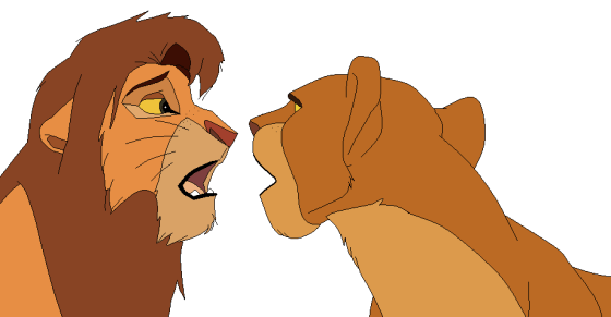 communicating simba and lion king look of overwhelm